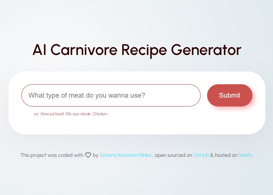 AI Carnivore project preview